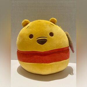 Squishmallow Winnie the Pooh Soft Cuddly Red Yellow Collectible Plushie NWT